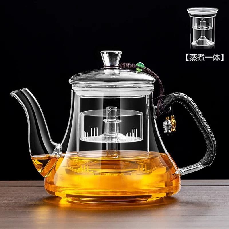 High borosilicate glass teapot, thickened heat-resistant for electric ceramic stove, large capacity tea set boiling pot, single pot manufacturer