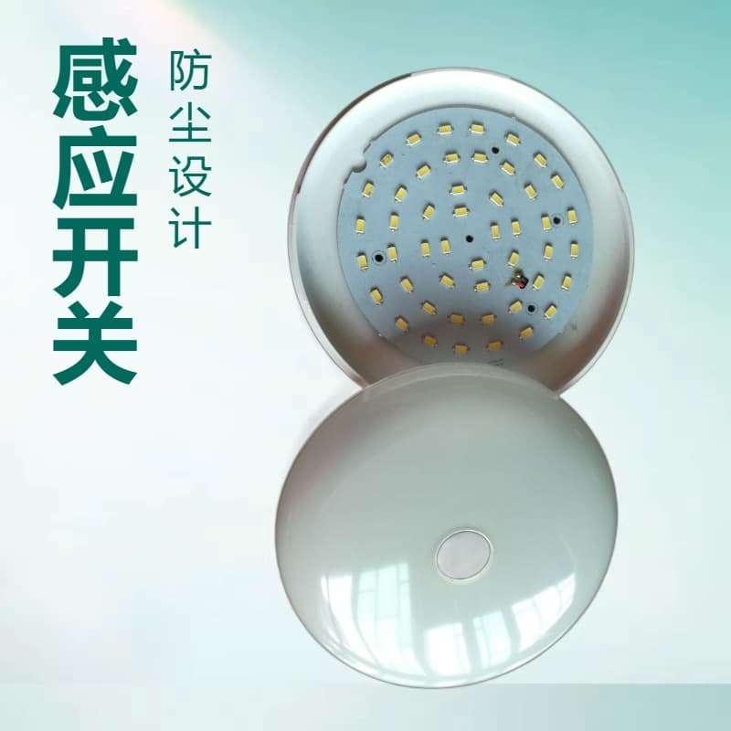 Japanese Standard Mushroom Lamp Sensor Light Housing, Japanese Standard Ceiling Light, Porch Light, Ceiling Light, Dustproof LED Light