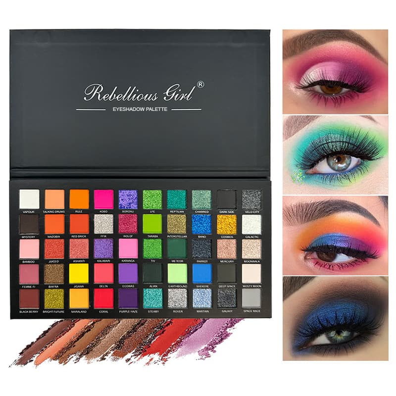 50-Color Eyeshadow Palette Makeup Palette Multi-Color Shimmer Matte Eyeshadow Palette Cross-Border Eye Makeup Cosmetics Wholesale