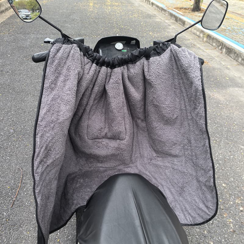 Autumn Winter Riding Electric Scooter Windproof Apron Unisex Windproof Blanket Cold Protection Knee Guards Front Windproof Extra Thick Half Skirt for Delivery