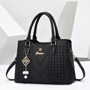 Simple and Spacious Large Capacity Tote Bag, Casual and Fashionable Crossbody Bag, Versatile Shoulder Bag for Women, Cross-Border Women's Bag