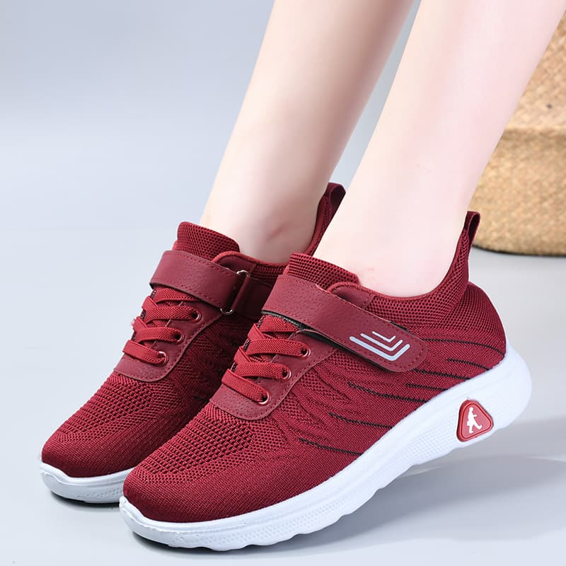 Flat Casual Walking Shoes for Seniors Men and Women, Non-Slip and Wear-Resistant Soft Sole