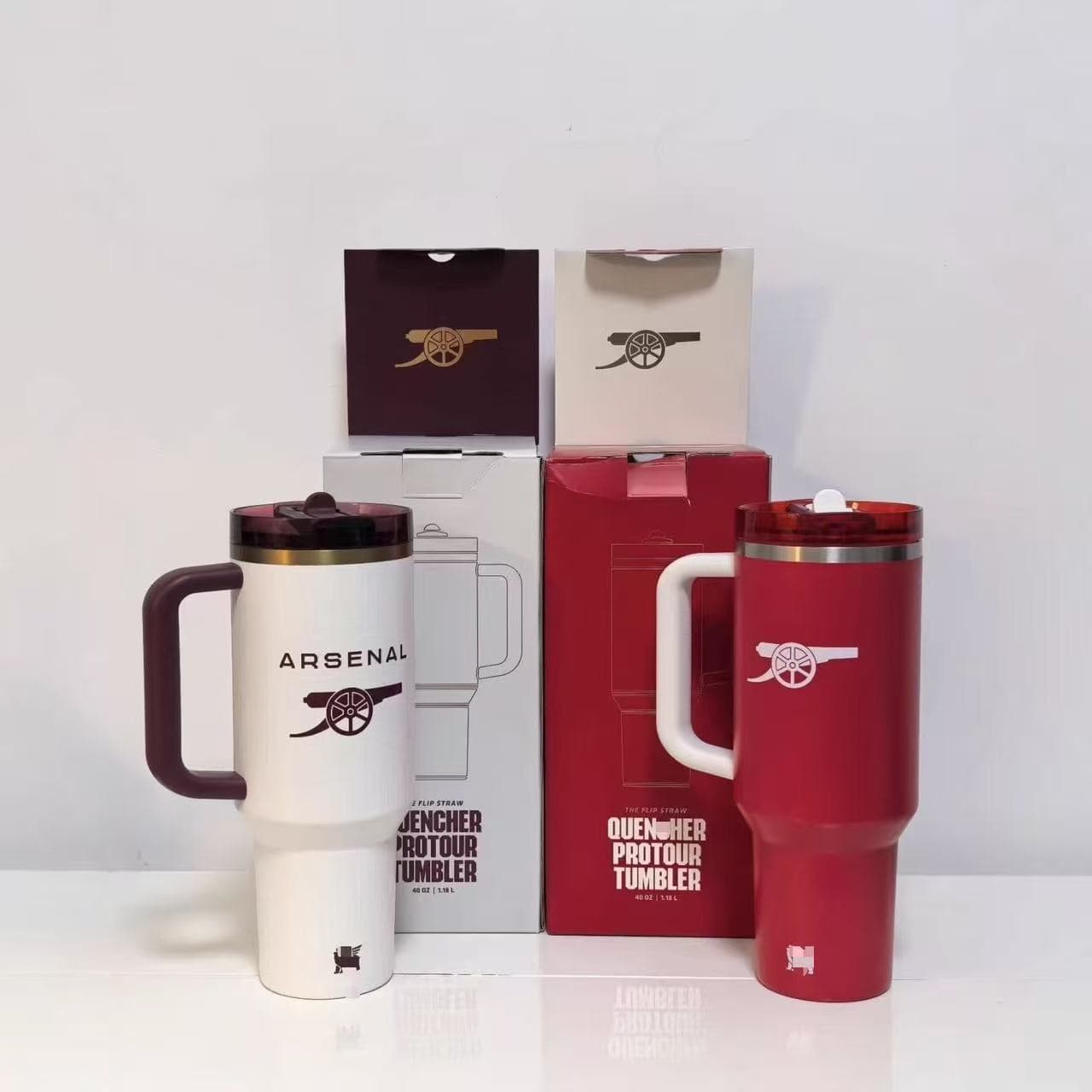 STANLEY Arsenal co-branded thermos cup limited edition 40oz large capacity 1.18L,