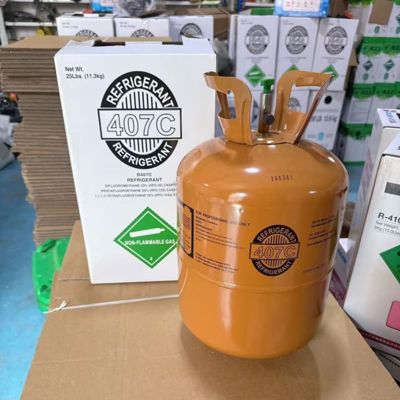 R407 refrigerant factory wholesale refrigerant Freon air conditioner refrigerant net weight 11.3kg cross-border export free shipping