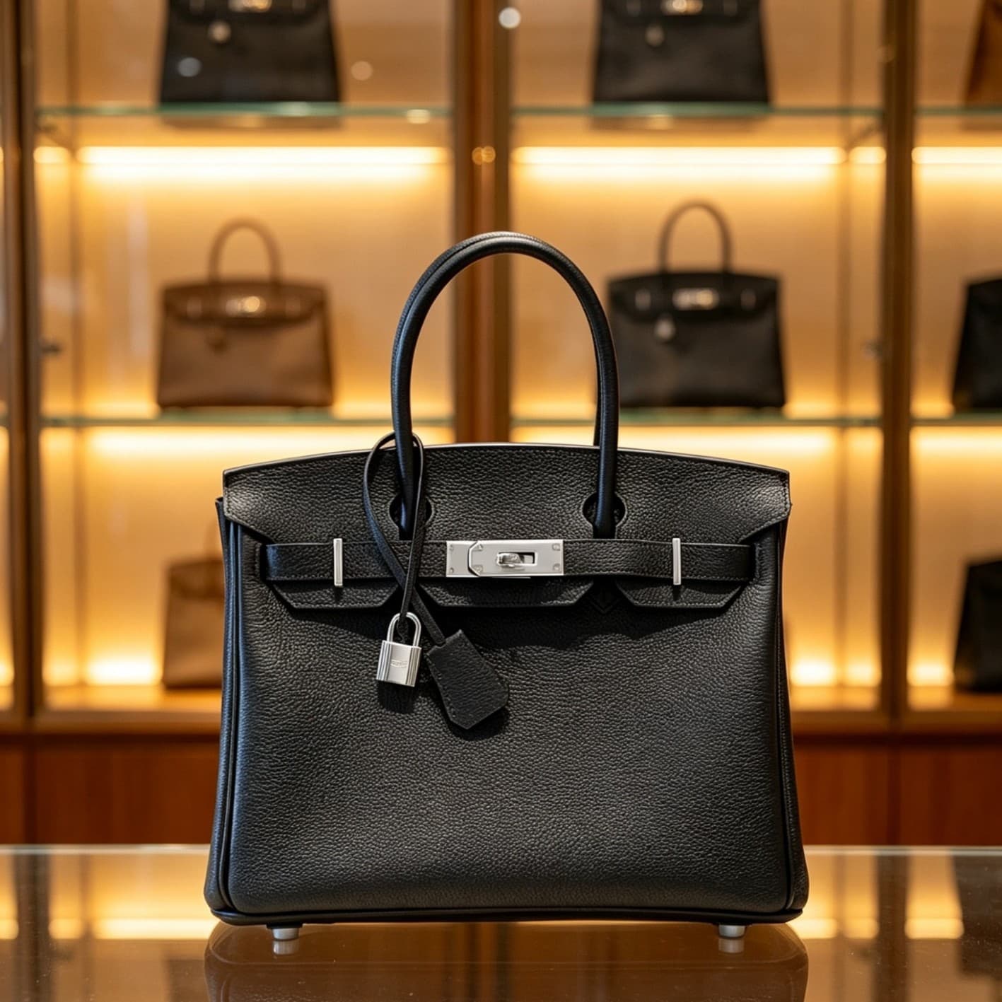 Birkin bag original leather togo first layer pebbled cowhide diagonal Dücke sewing 25/30 strapless handbag