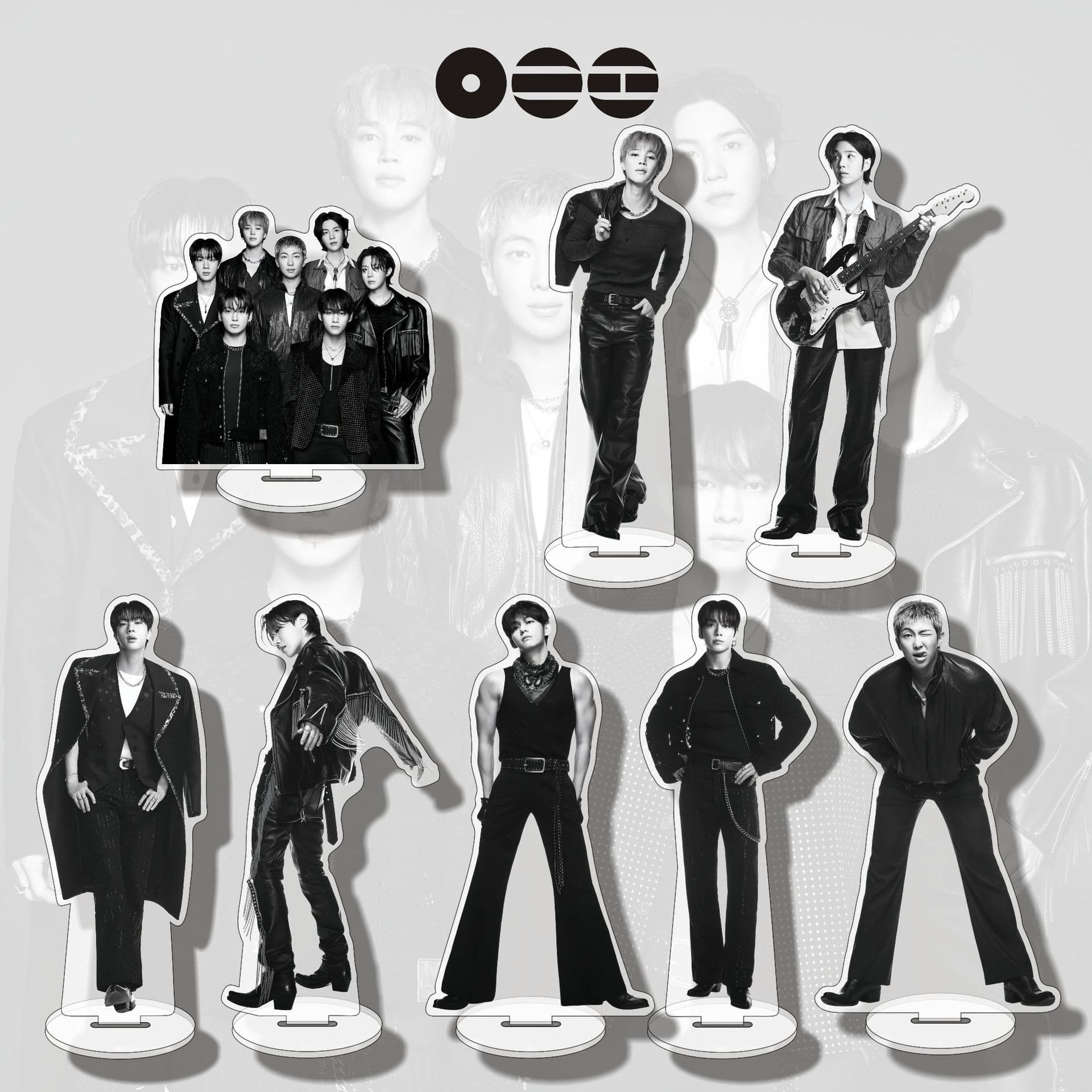 BTS Acrylic Stand - New Album 15CM Double-Sided High-Definition Figure Display, K-Pop Merch