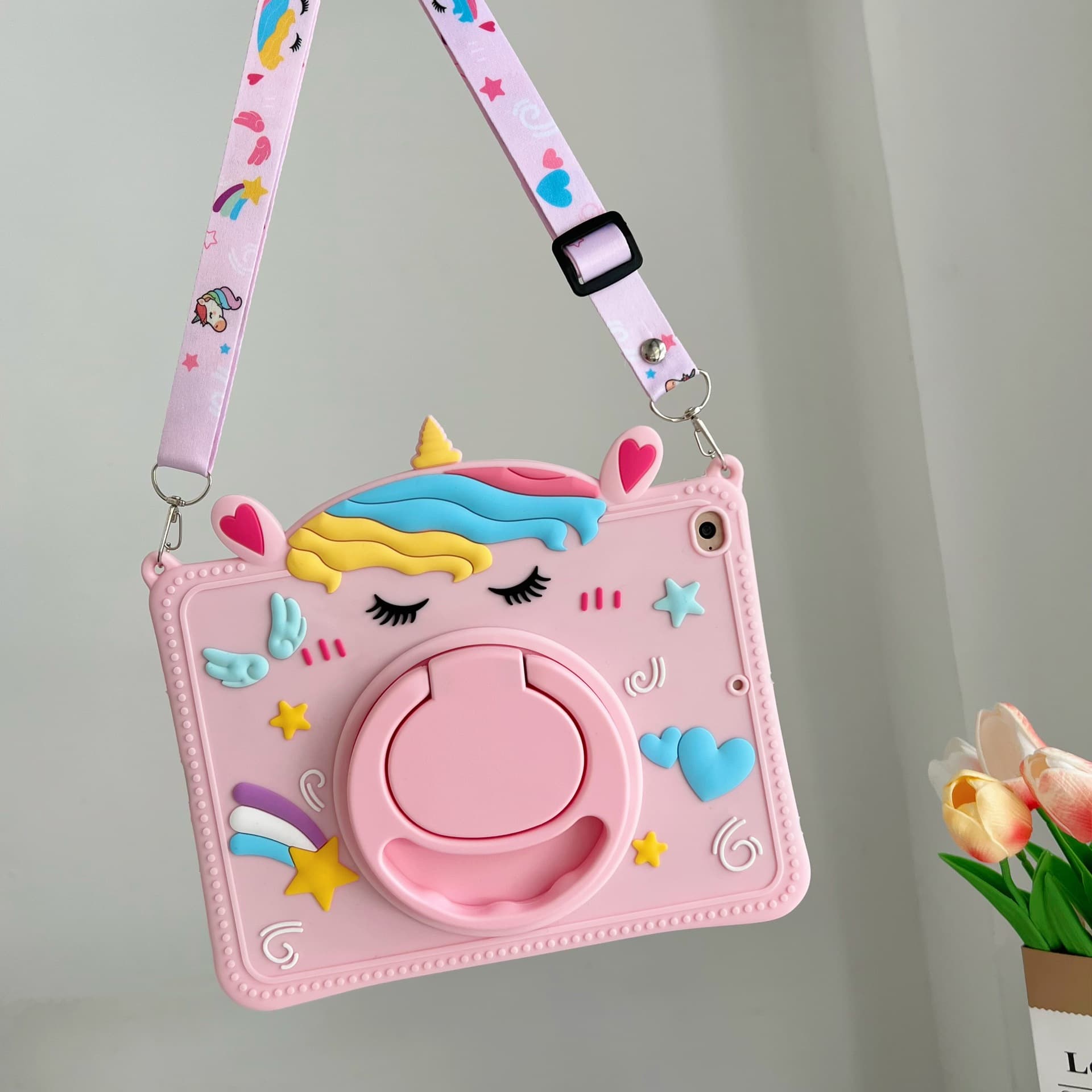 Pen tray unicorn 360 degree suitable for Apple mini6 tablet ipad10th10.2 Samsung T295/225 A8