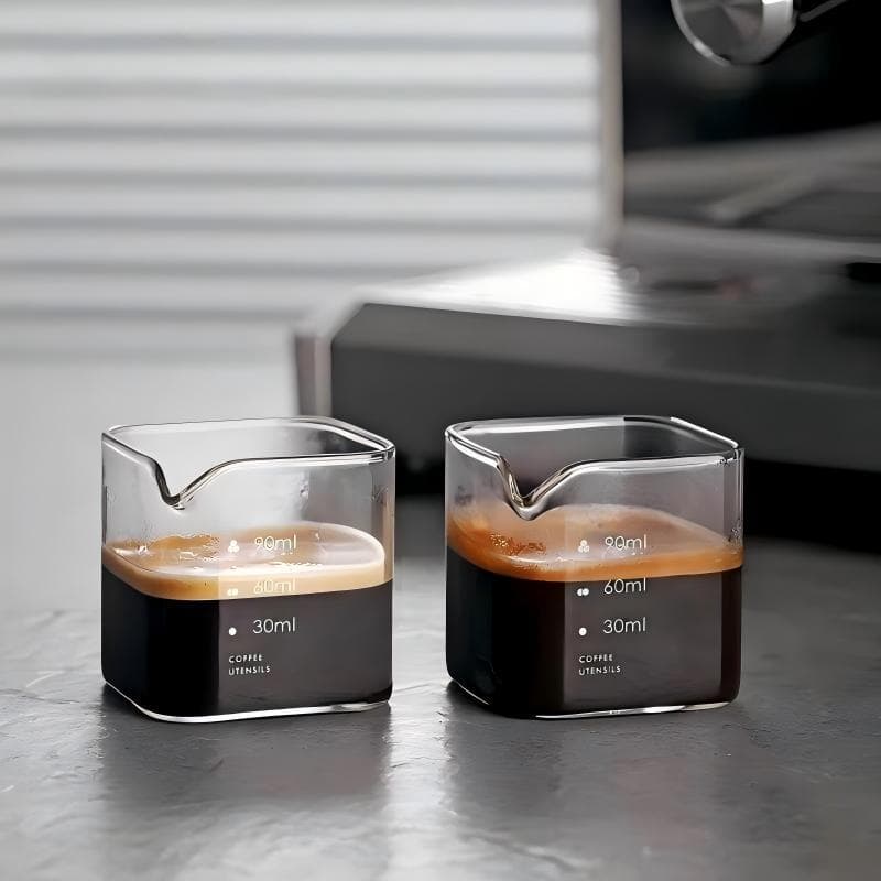 Factory Wholesale Glass Milk Pitcher Coffee Milk Cup Glass Cup Coffee Cup Milk Cup Italian Glass Coffee Measuring Cup