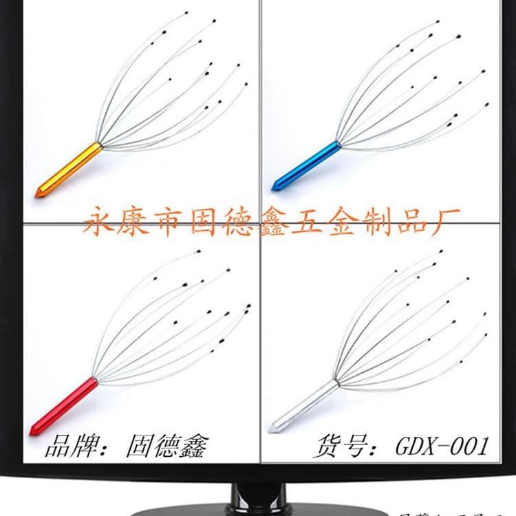 [Factory Wholesale] Head Massager / Octopus Massage Claw / Steel Wire Scalp Massager / Foreign Trade