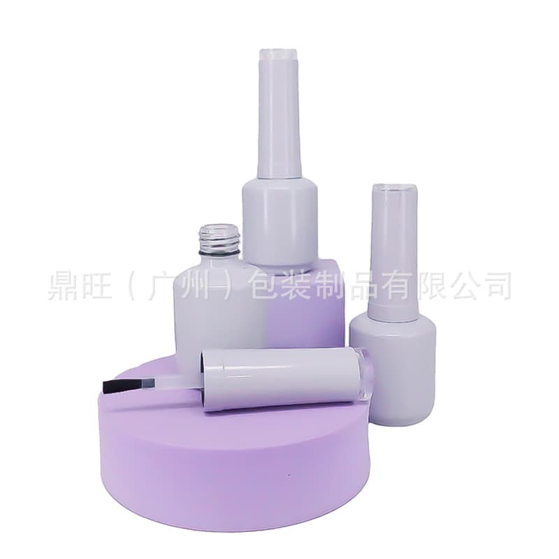 Factory Wholesale 15ml Gel Polish Empty Bottle, Gel Polish Glass Bottle, Function Gel Refill Bottle, Sample Bottle