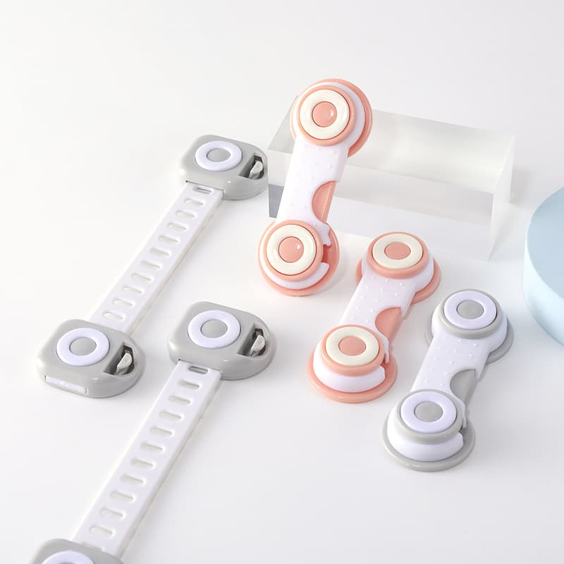 New Child-Proof Door Lock Clip, Household Safety Plastic Fastener for Drawers, No-Drill Safety Lock