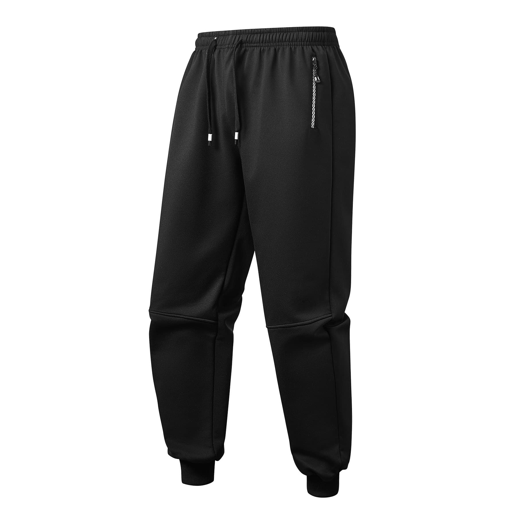 Cross-border winter new unisex fleece-lined thick lamb wool pants long trousers European size tapered leg casual loose sweatpants men's