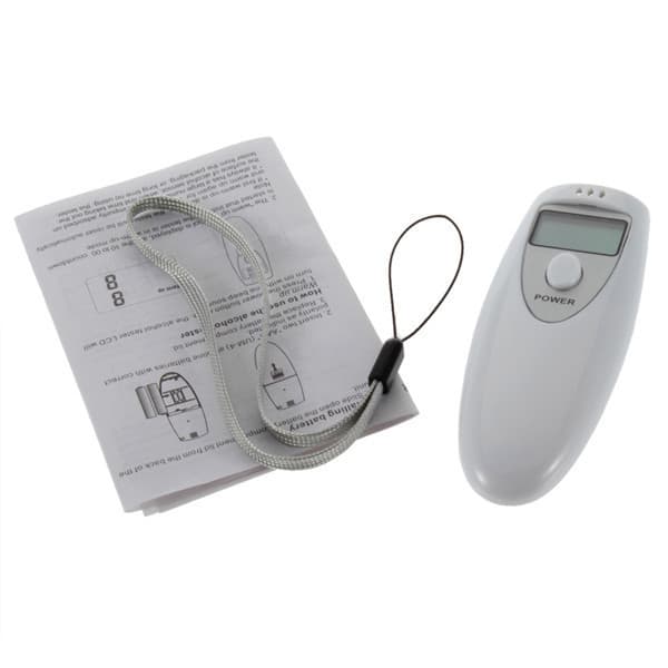 In-Stock Portable Single-Screen Alcohol Tester, Breath-Type Alcohol Concentration Detector