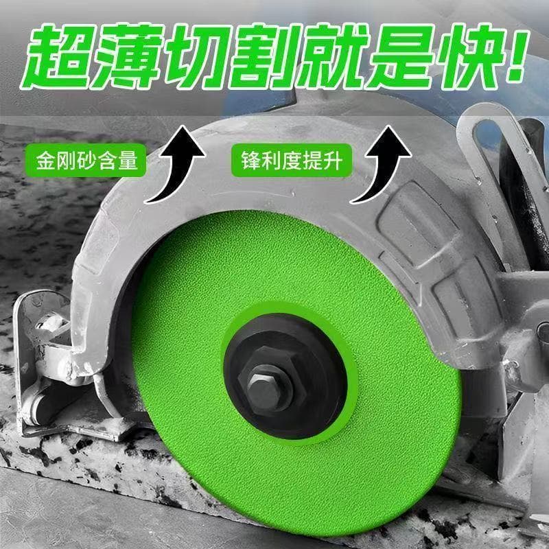 Ultra-thin Full Porcelain Slab Cutting and Grinding Disc, Specialized Cutting Disc for Slate, Edge Trimming, Stone Beveling, Tile Chamfering Disc