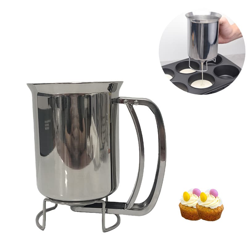 Stainless Steel Batter Dispenser, Cake Pancake Batter Funnel, Batter Separator, Takoyaki Funnel
