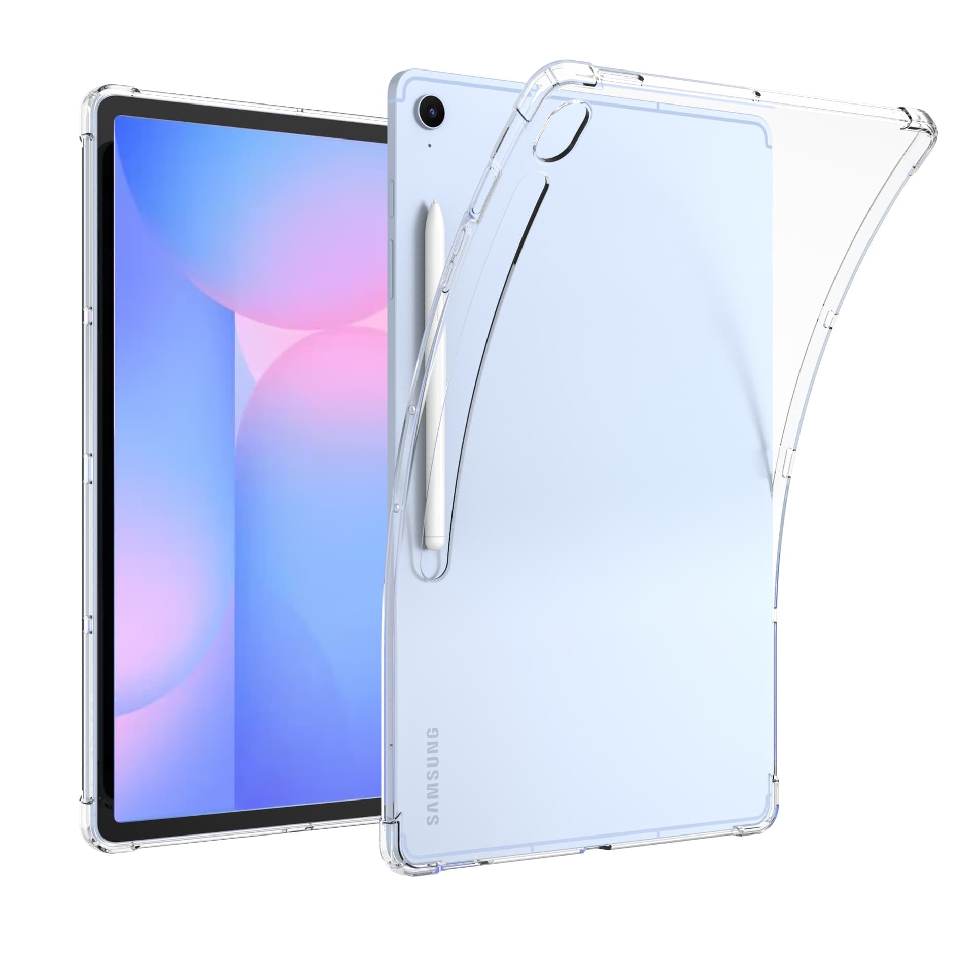 Compatible with Galaxy Tab S10FE+ 13.1 inch Shockproof Airbag Protective Case S10FE 10.9 Full Coverage Soft Shell