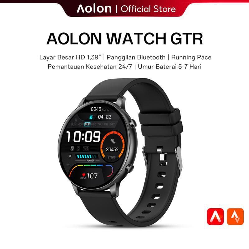 Aolon GTR Smart Sports Watch Bluetooth Call Heart Rate Blood Pressure Monitoring 2026 New Smart Ultra-Thin