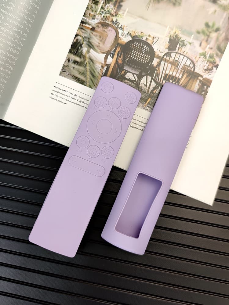 Compatible with Hisense Remote Control Protective Case CN3A75/CN3V75, Thickened Printed Anti-Drop Soft Silicone Full Coverage Dustproof