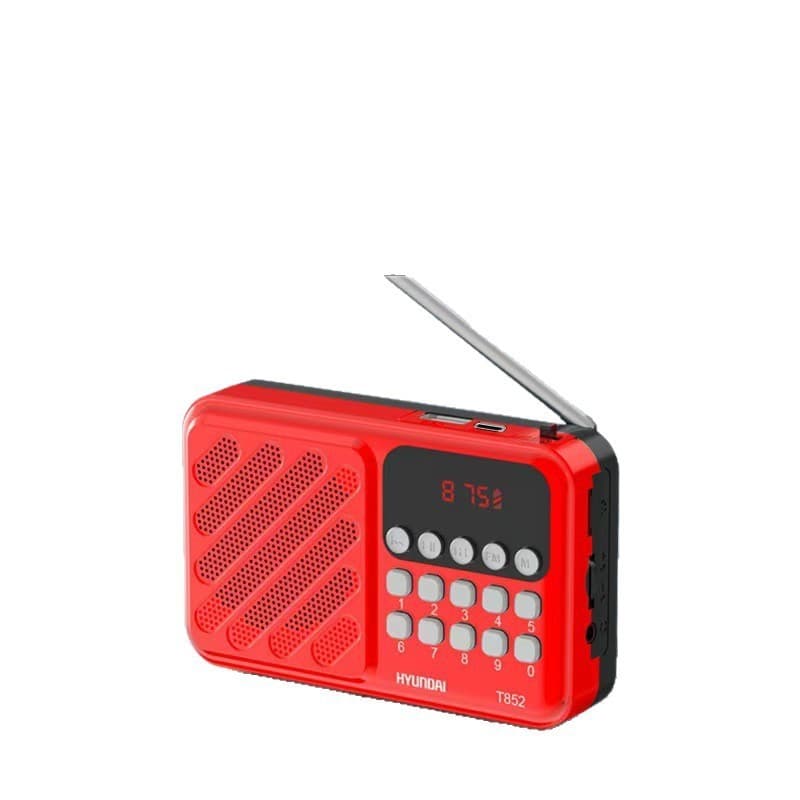 JinZheng S61 FM Radio Broadcast Portable Card-Insert Small Speaker with Large Volume Player for Seniors