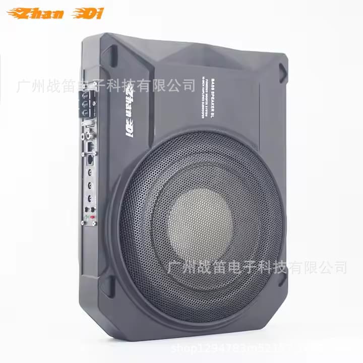 Factory Direct 10-Inch Ultra-Thin Subwoofer Car Modification Speaker with Amplifier Seat Subwoofer High Power