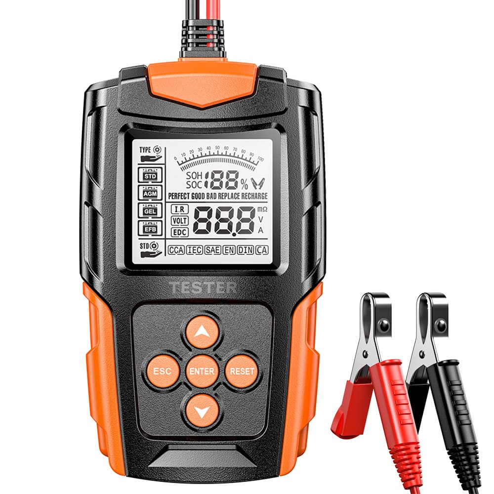 Car battery tester 12V24V battery tester CCA internal resistance meter motorcycle battery analyzer