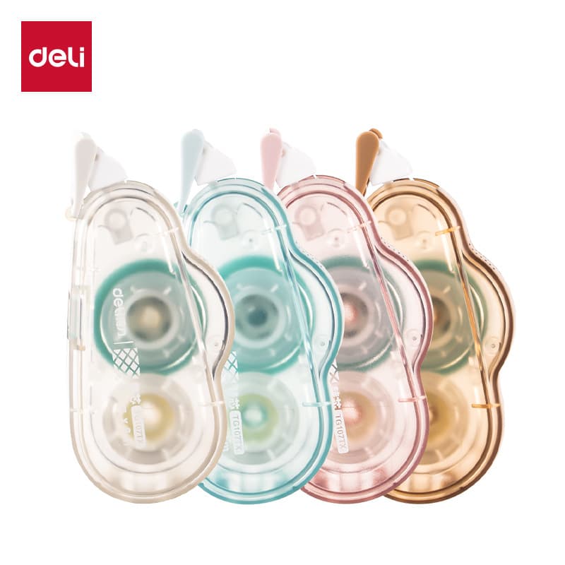 [Refill] Deli TG108TX Dot Glue Dot-shaped Double-sided Tape for Correction Tape-style Student Scrapbooking