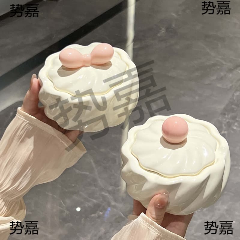 New Home Living Room Ashtray, Cute and Creative Ice Cream Ashtray, Ceramic Jewelry Storage Box
