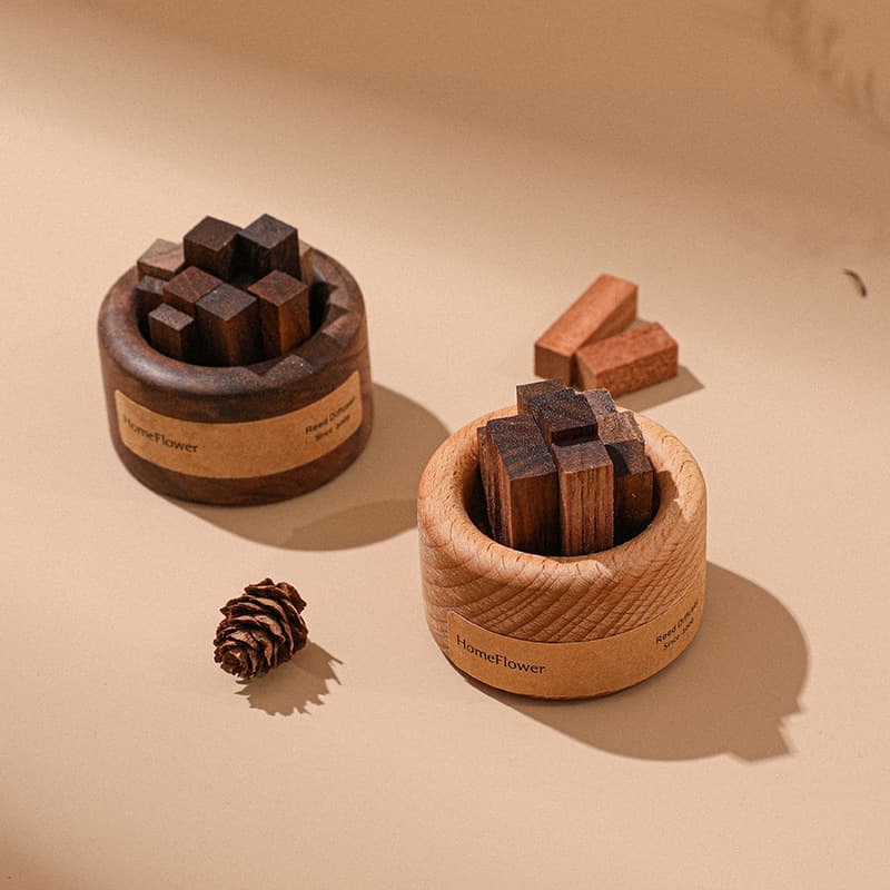 Firewood Pile Shaped Diffuser Wood Aroma Plant Essential Oil Diffuser Aroma Diffuser Desktop Car Decorative Ornament