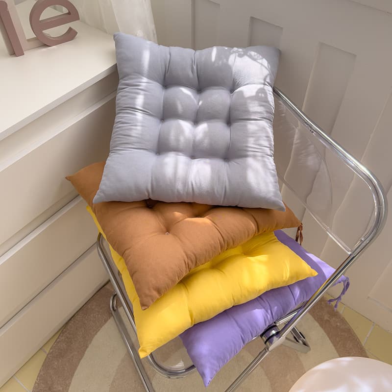 Seat Cushion for Office Long Sitting Student Stool Cushion Home Chair Cushion Window Seat Cushion Bottom Cushion Factory Direct Supply