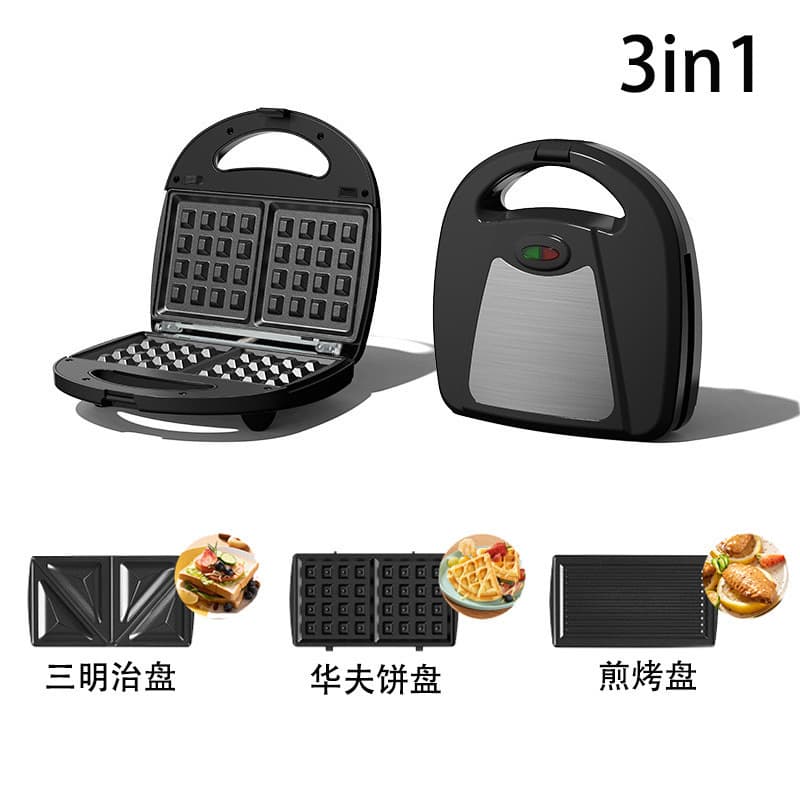 3-in-1 Breakfast Maker Sandwich Maker Waffle Maker Donut Maker Home Toaster Sandwich Breakfast Machine