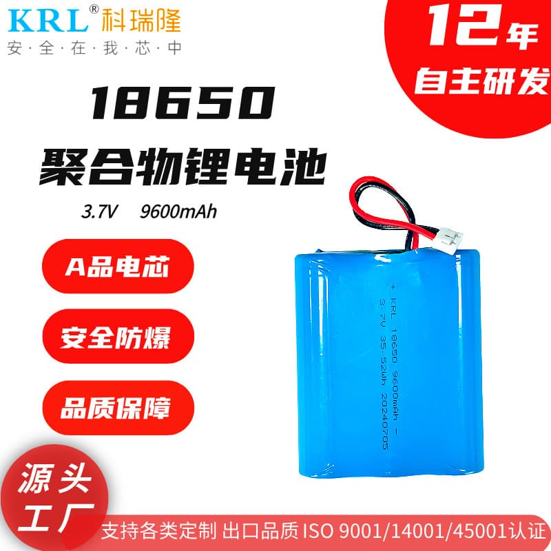 18650 Polymer Lithium Battery 3.7V 9600mAh Electric Vehicle Energy Storage Power Detection 18650 Battery Pack