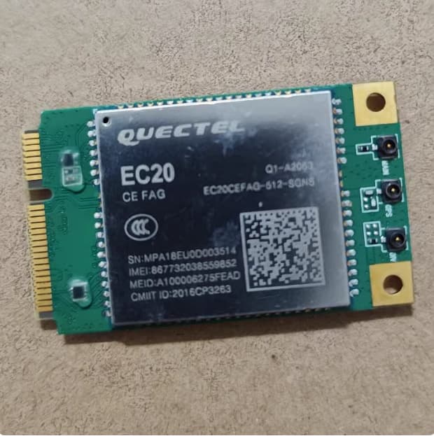 Quectel EC20CE 4G Module, Full Network Compatibility EC20CEFAG CEHC CEHCLG CEHDLG PCIE Interface
