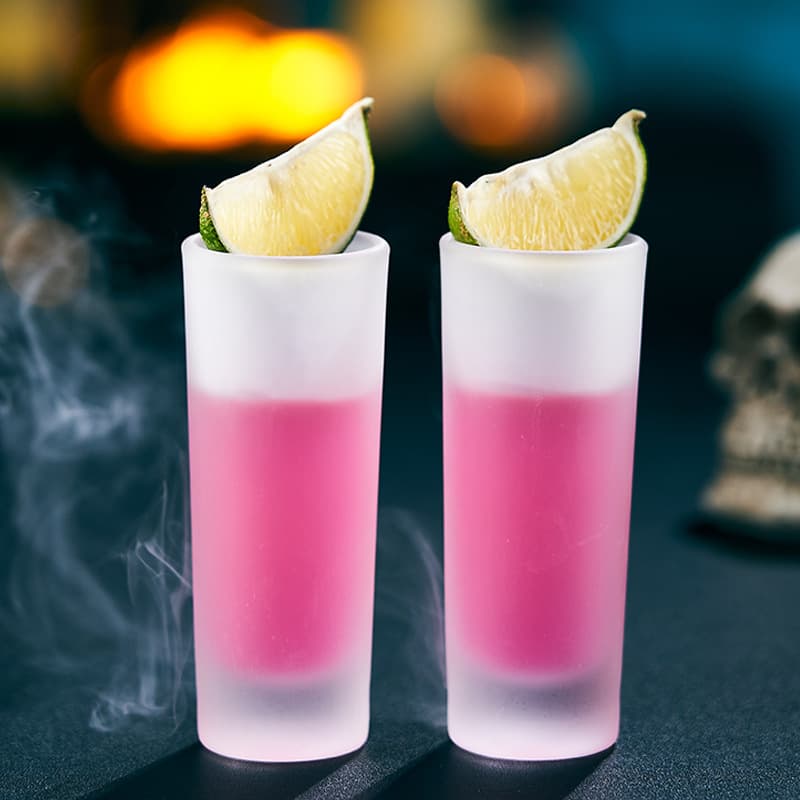Creative Glass Shot Glass Vodka Glass Baijiu Glass Bar One-Shot Cup Shot Glass Cocktail Glass Bullet Cup