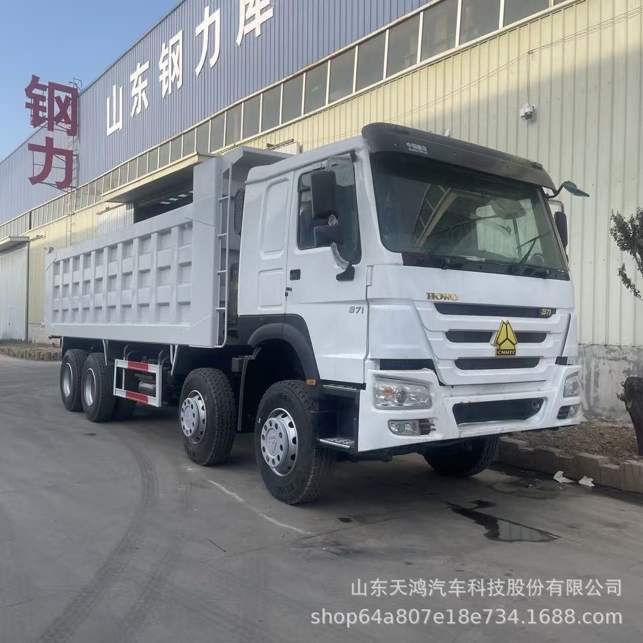 Overseas supply China Sinotruk Howo dump truck 8X4 rear dump tipper truck