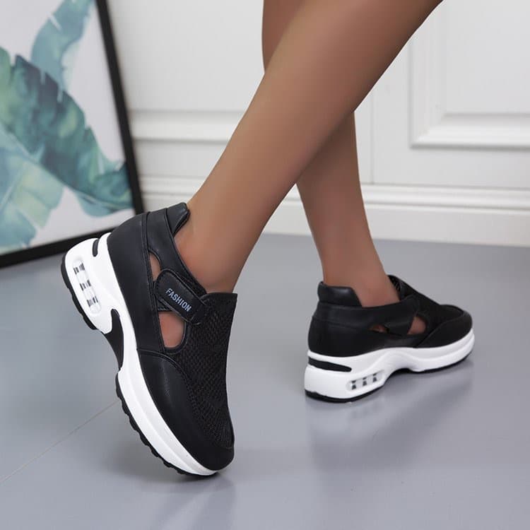Factory direct cross-border 2021 summer new round head solid color low-end flat viscose daily breathable casual shoes