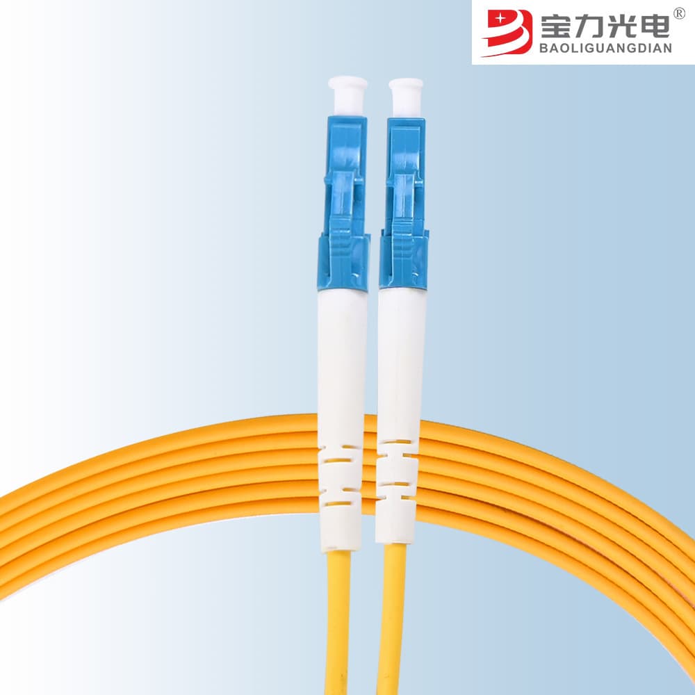 Baoli Optoelectronics Low Smoke Zero Halogen Telecom Grade Single-mode Single-core LC-LC Small Form Factor to Small Form Factor 2.0 Pigtail Fiber Optic Patch Cord