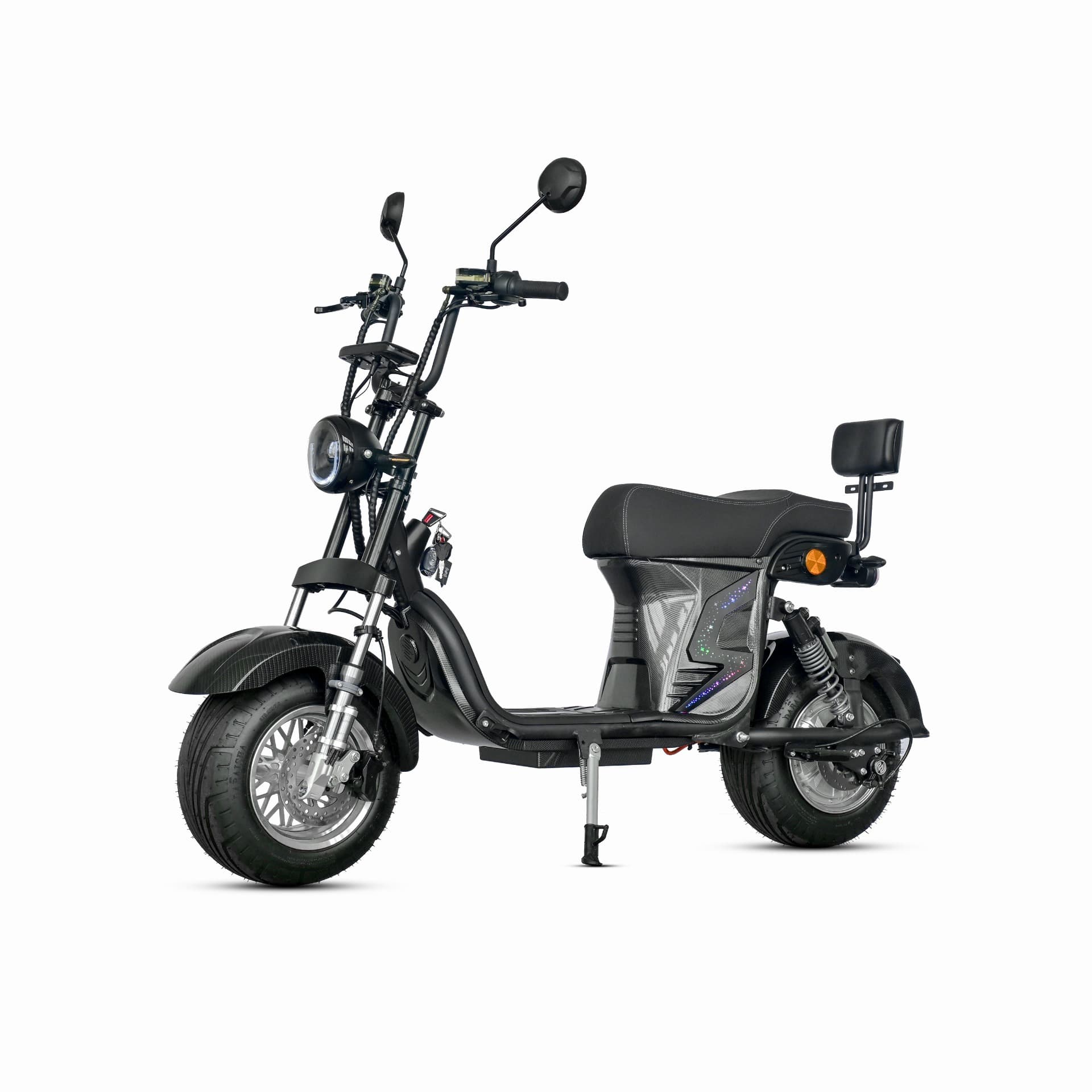 M12 Laser Light New Retro Harley Electric Car Brazilian Appearance Two-Person Commuting Bike