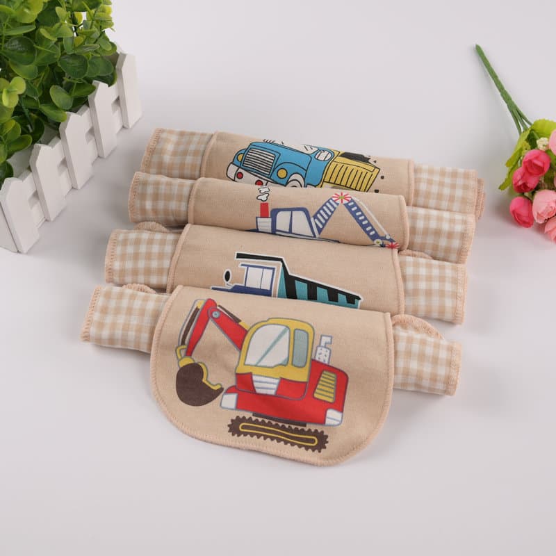 Baby back sweat barrier sweat-absorbing towel summer children pure cotton kindergarten girl infant thin gauze back pad towel