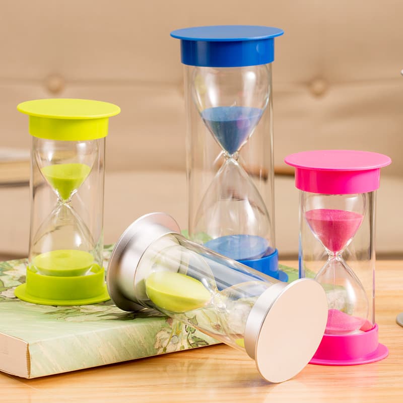 Children's hourglass timer 10/15/20/30 minutes, drop-proof, educational timer, gift with engraving, drip-type craft.