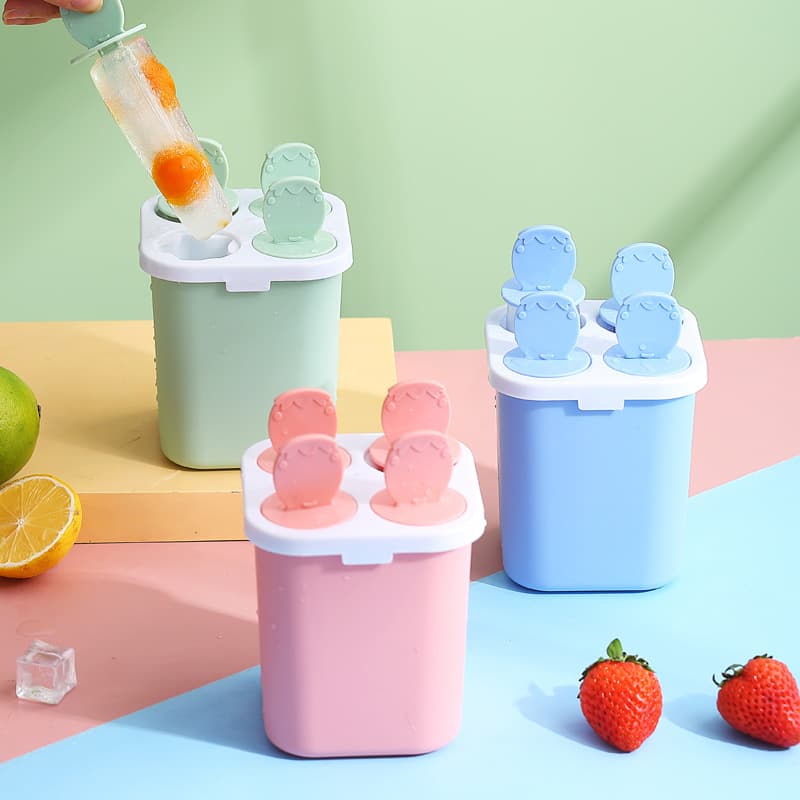 Summer Explosion Popsicle Mold Household Children's Ice Cream Mold Creative DIY Ice Cream Mold Box Ice Box