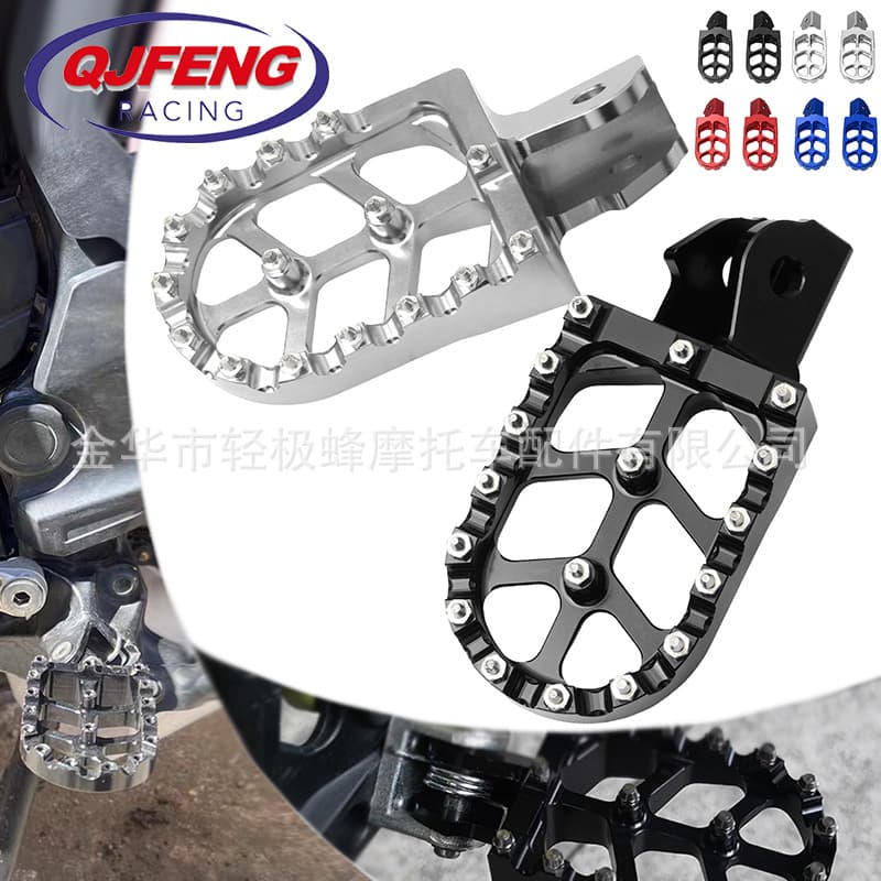 Motorcycle Foot Peg Modification Compatible with Surron Light Bee, Qiu Long Small Off-Road Electric Motorcycle Foot Pedals