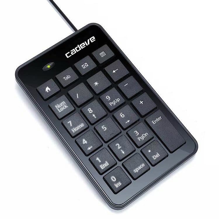 Kaidiwei digital wired financial keyboard notebook ultra-thin usb external mini digital computer keypad