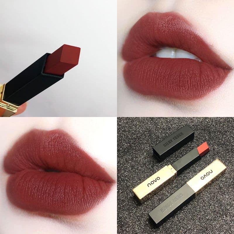 novo small gold bar lipstick velvet matte matte surface Li Jiaqi 21 small gold tube lipstick student style cheap replacement