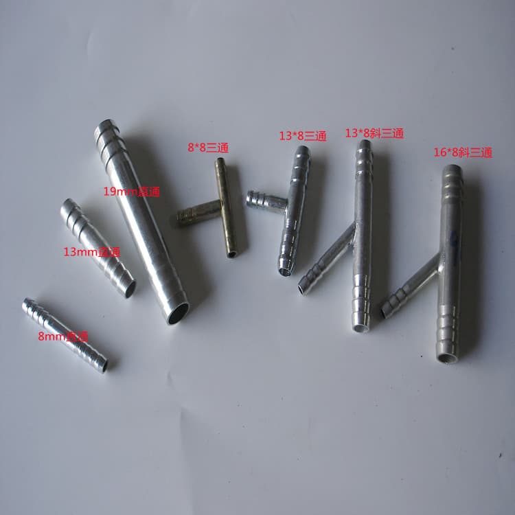 Bulk Wholesale Sales Oxygen Pipe Connector Tee Straight Through Various Specifications Sizes Quick Connect