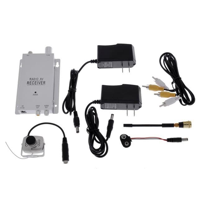 Infrared Wireless 1.2G Analog Camera 203 Home Security Surveillance Night Vision Camera Set 4-LED Classic Model