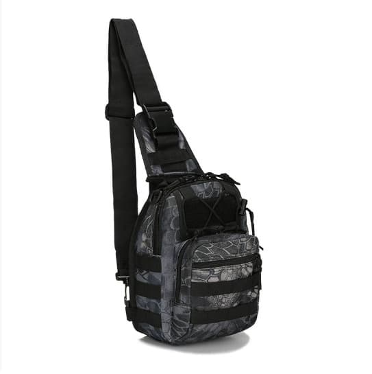 Outdoor Multi-Function Camouflage Tactical Chest Bag Sports Crossbody Hiking Travel Adventure Camping Military Single Shoulder Bag Portable