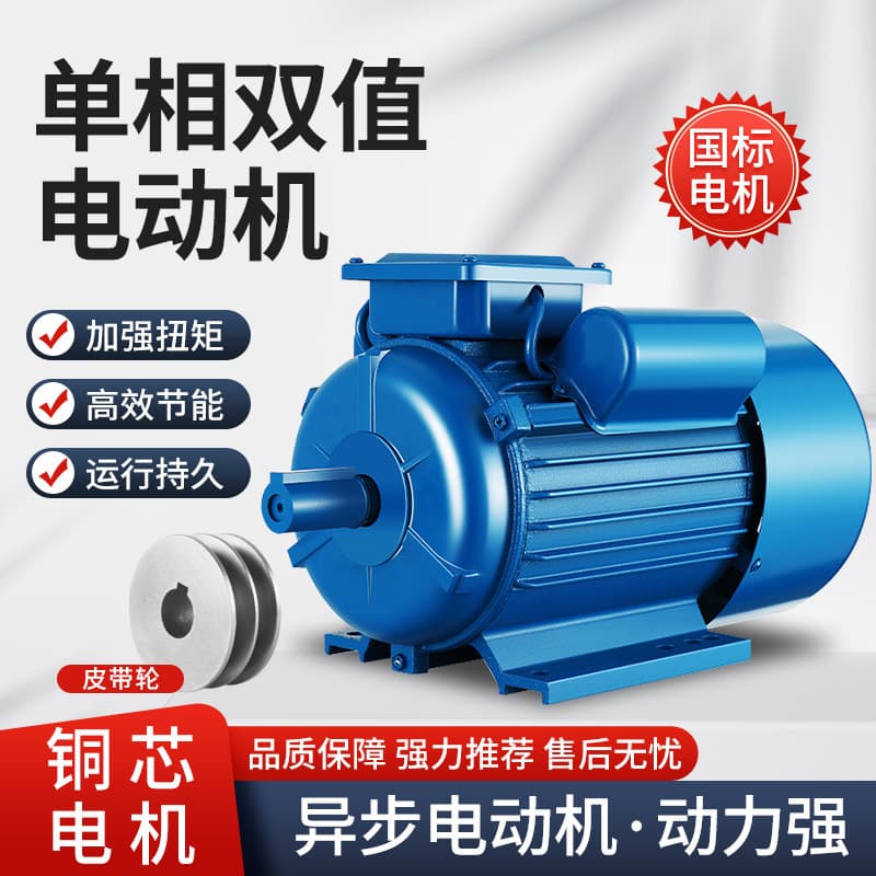National standard single-phase motor 220V high power 1.5/1.8/3.0/5.5 small two-phase motor