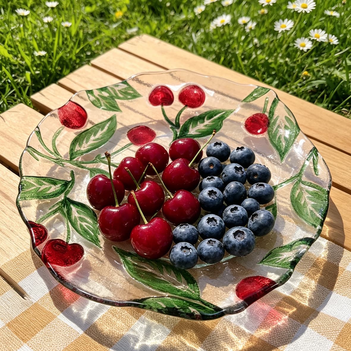 Simulated Lemon Slice Glass Plate, 3D Fruit Shaped Plate, Salad Yogurt Bowl, Modern Minimalist Photography Prop