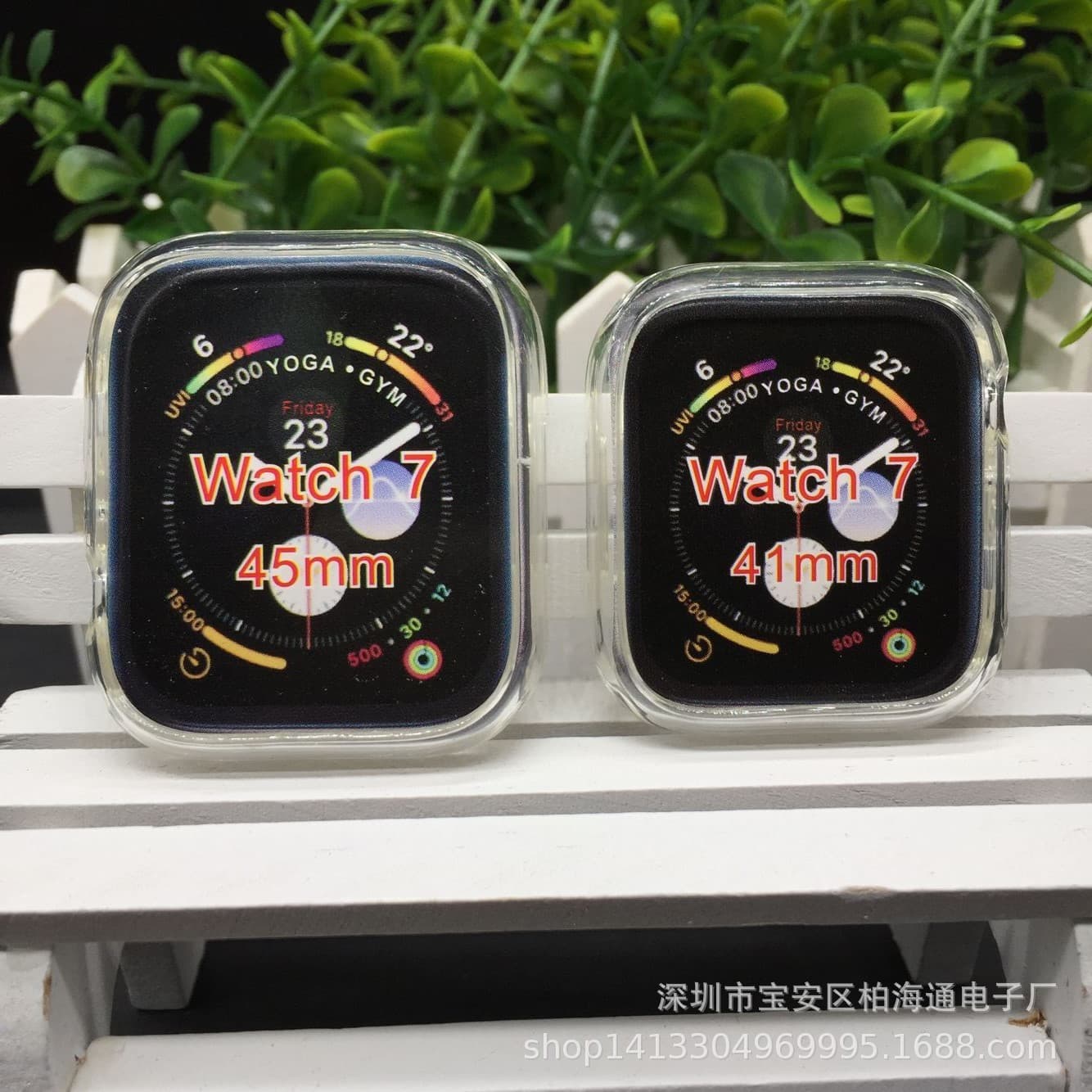 Suitable for Apple Watch 10 Case, Watch Ultra 2 Protective Cover, TPU Hollow Soft Rubber Sleeve