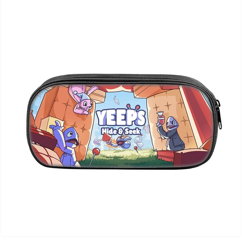 Cross-border Hide and Seek Game Printed Pencil Case Yeeps Hide and Seek Pencil Pouch Stationery Bag for Primary and Middle School Students